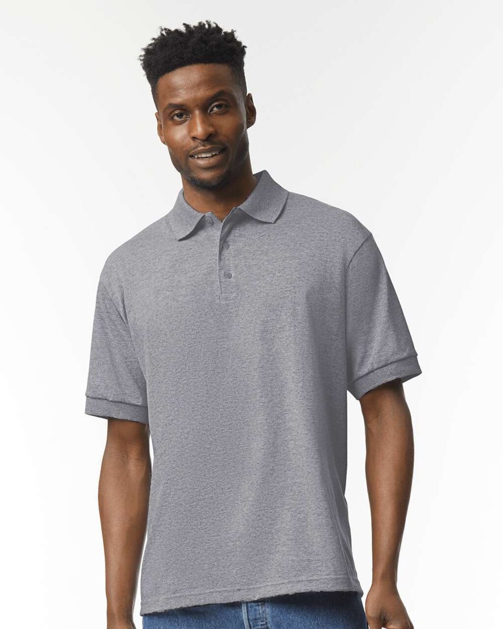 Gildan DryBlend Short Sleeve Jersey Polo Shirt for Office Wear & Casual Blank Polo